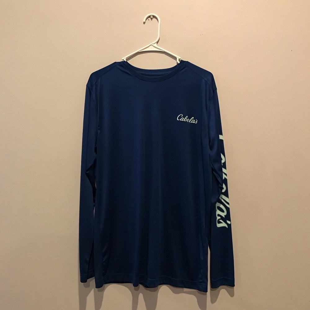 Cabela's Navy Long Sleeve Tee